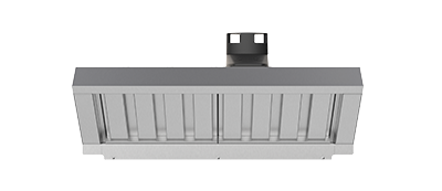 Unox Haube + Dampfkondensator - 750x956x240mmh